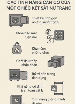 Các Tính Năng Cần Có Của Một Chiếc Két Sắt Nữ Trang