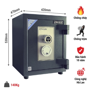 Két sắt gia đình siêu cường US53 khóa cơ an toàn tuyệt đối