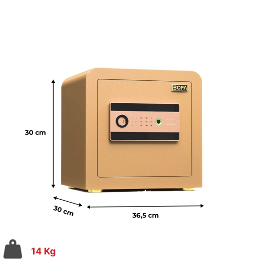  Két sắt mini nhập khẩu Bofa ZB-30DY khóa vân tay điện tử
