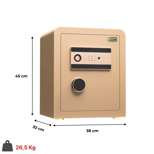 Két sắt nhập khẩu Bofa ZB-45DY khóa vân tay điện tử