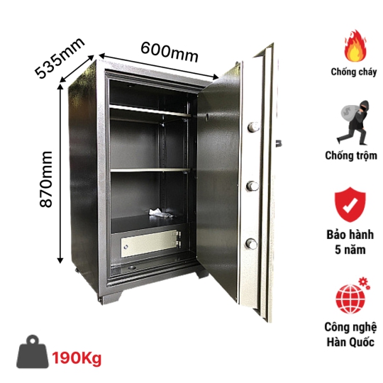 Két sắt DS87E khóa điện tử 