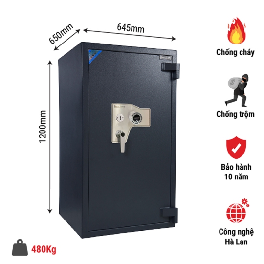 Két sắt cao cấp siêu cường US120 Đạt chuẩn Châu Âu