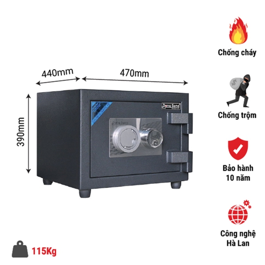 Két sắt siêu cường US39 tính năng vượt trội tiêu chuẩn Châu Âu.