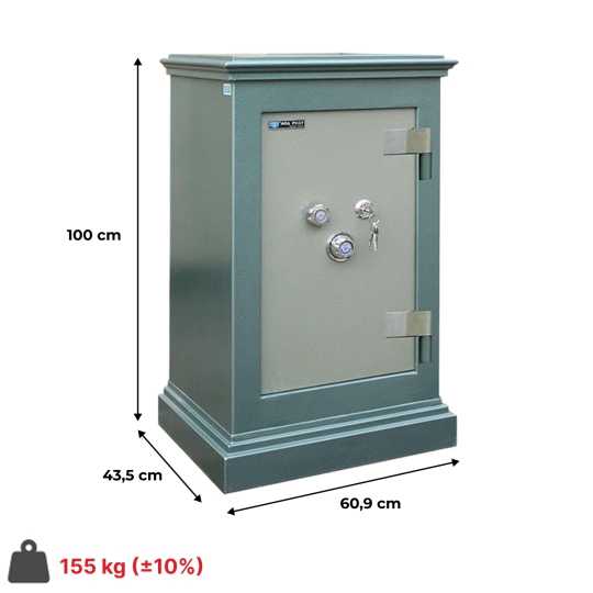 Két sắt Hòa Phát KA100 một giải pháp bảo vệ tài sản tốt