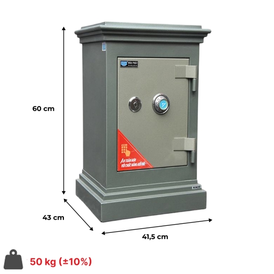Két sắt Hòa Phát KA22DM một giải pháp bảo vệ tài sản tốt
