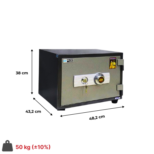 Két sắt Hòa Phát chống cháy KS50N: Giải pháp bảo vệ tài sản an toàn