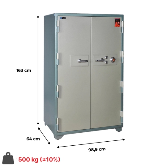 Két sắt Hòa Phát KS500K2C1 - Thương Hiệu Hàng Đầu Việt Nam