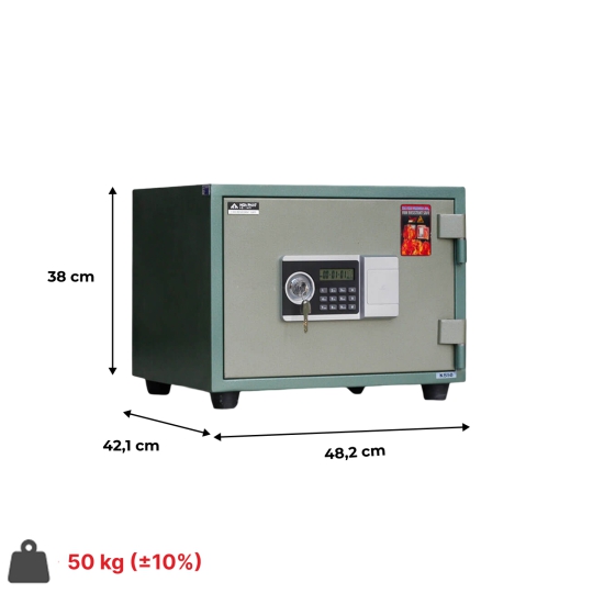 Két sắt Hòa Phát chống cháy KS50NDT: Giải pháp bảo vệ tài sản an toàn