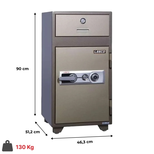 Két Sắt LEECO PD-50 (130kg) Két Tiền Thu Ngân Bán Hàng