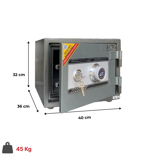 Két sắt Truly TL32C khóa cơ 