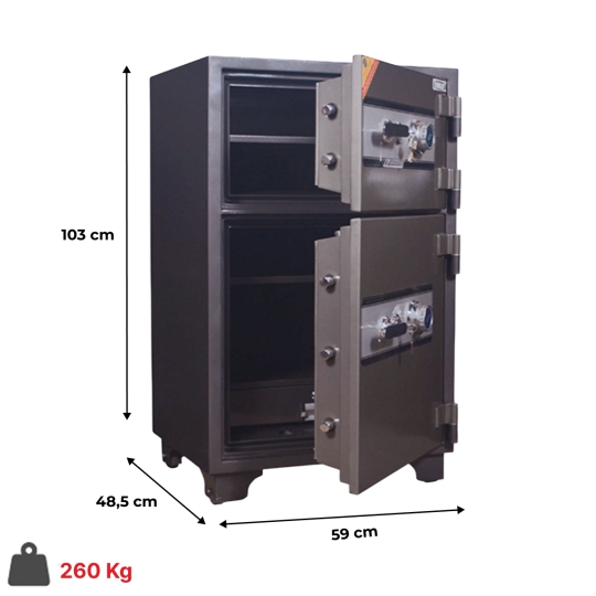 Két Sắt 2 Tầng TRULY TO-1C (260kg) 