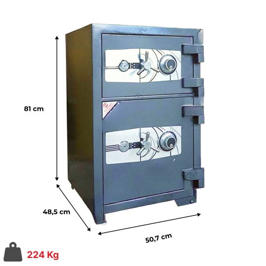 Két Sắt Siêu Cường Hai Tầng TRULY TSO-0 (224kg) 