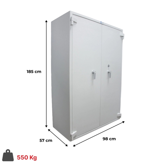 Két sắt tiệm vàng 2 cánh Hà Lan VDH 2-177DDC (550kg) Bảo Vệ An Toàn